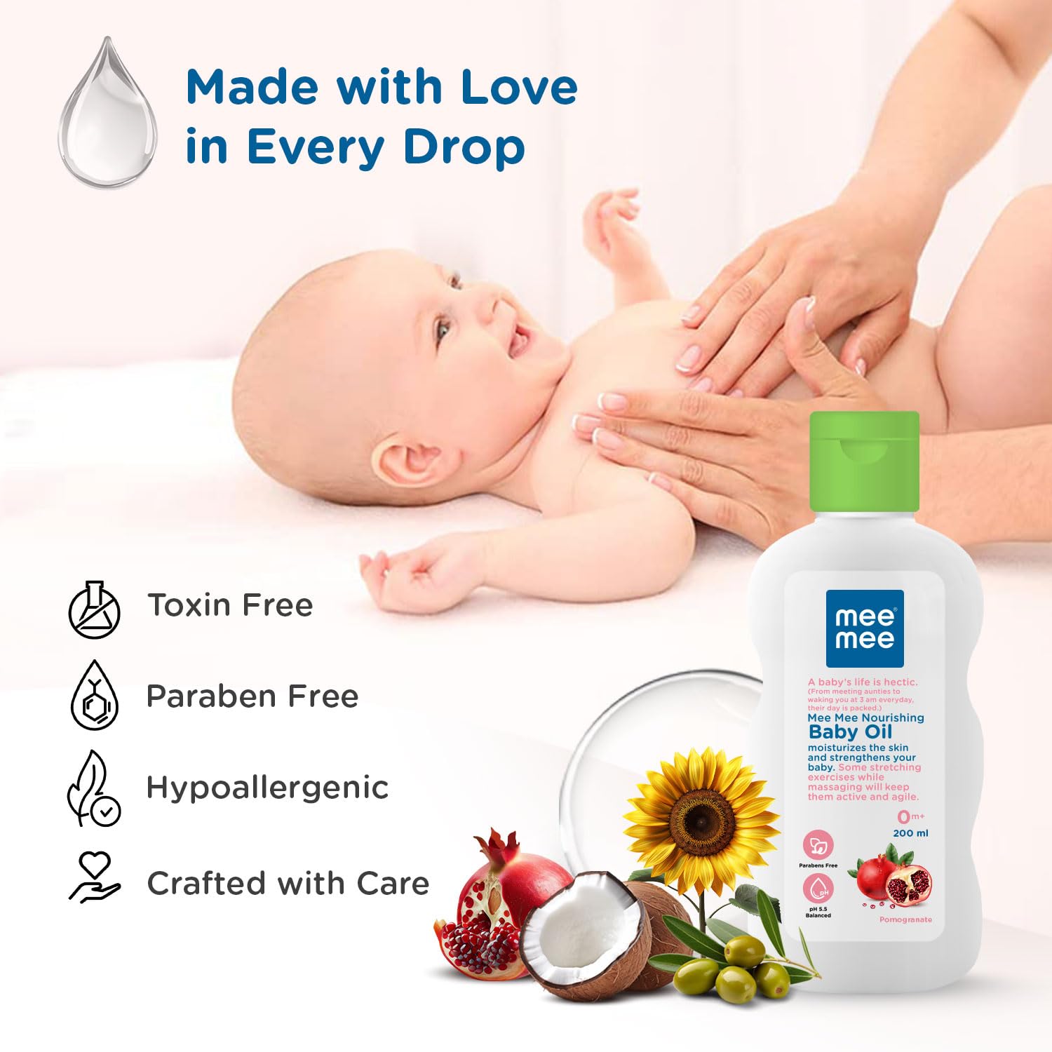 Mee Mee Baby Oil 200 ml