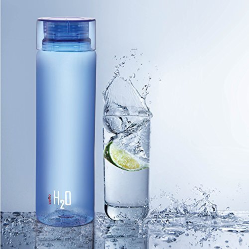 CELLO H2O Water Bottles Set of 3 Pcs For Daily Use, 1000ml Each Multicolor | Stylish & Unbreakable BPA-Free Leakproof Refrigerator Safe Pet Water Bottle For School, Office, Kitchen & Travel