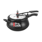 Milton Pro Cook Induction Cookware & Gas Stove Friendly Hard Anodized Royal Curve Pressure Cooker 5 Litre | SS304 Stainless Steel Inner Lid | 2X Harder Alloy Steel | ISI Certified | 5 Year Warranty