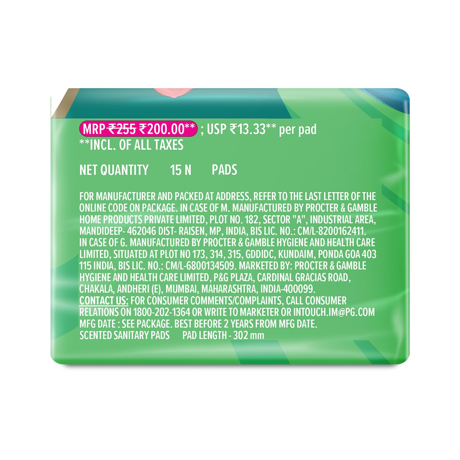 Whisper Ultra Upto No Gap No Leaks* Sanitary Pads, 15 XL+ Pads