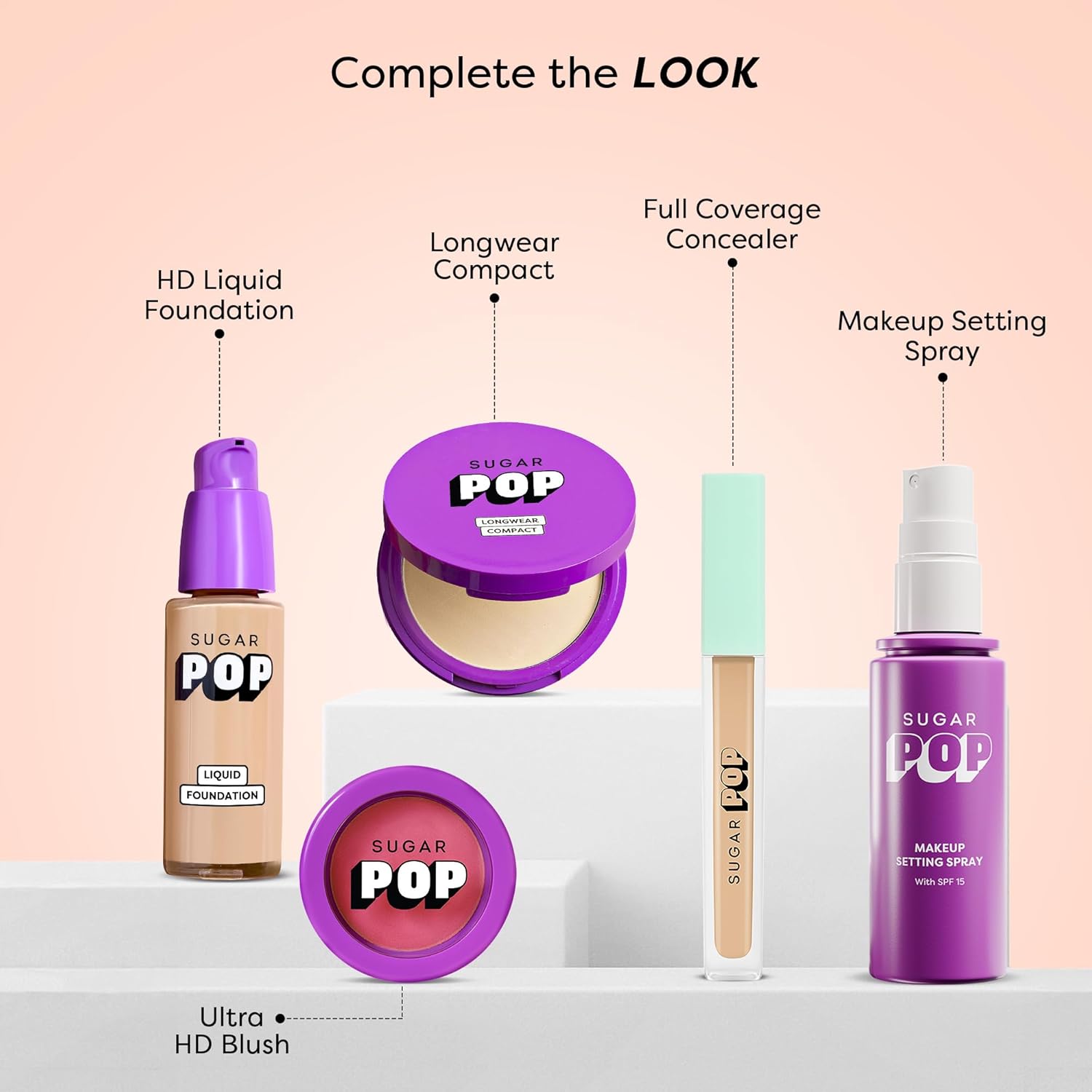 SUGAR POP HD Liquid Foundation Tube with SPF 30,18ml