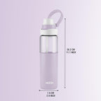 MILTON Navi 800 2-in-1 Lid Sip or Gulp Water Bottle 800 ml | Sturdy Handle I BPA Free| Food-Grade | One-Touch Open | Leak-Proof | Ideal for Office, School, College, Gym, Violet