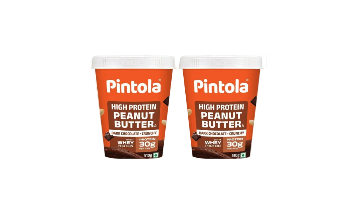 PINTOLA High Protein Peanut Butter Chocolate Flavour Crunchy 510g