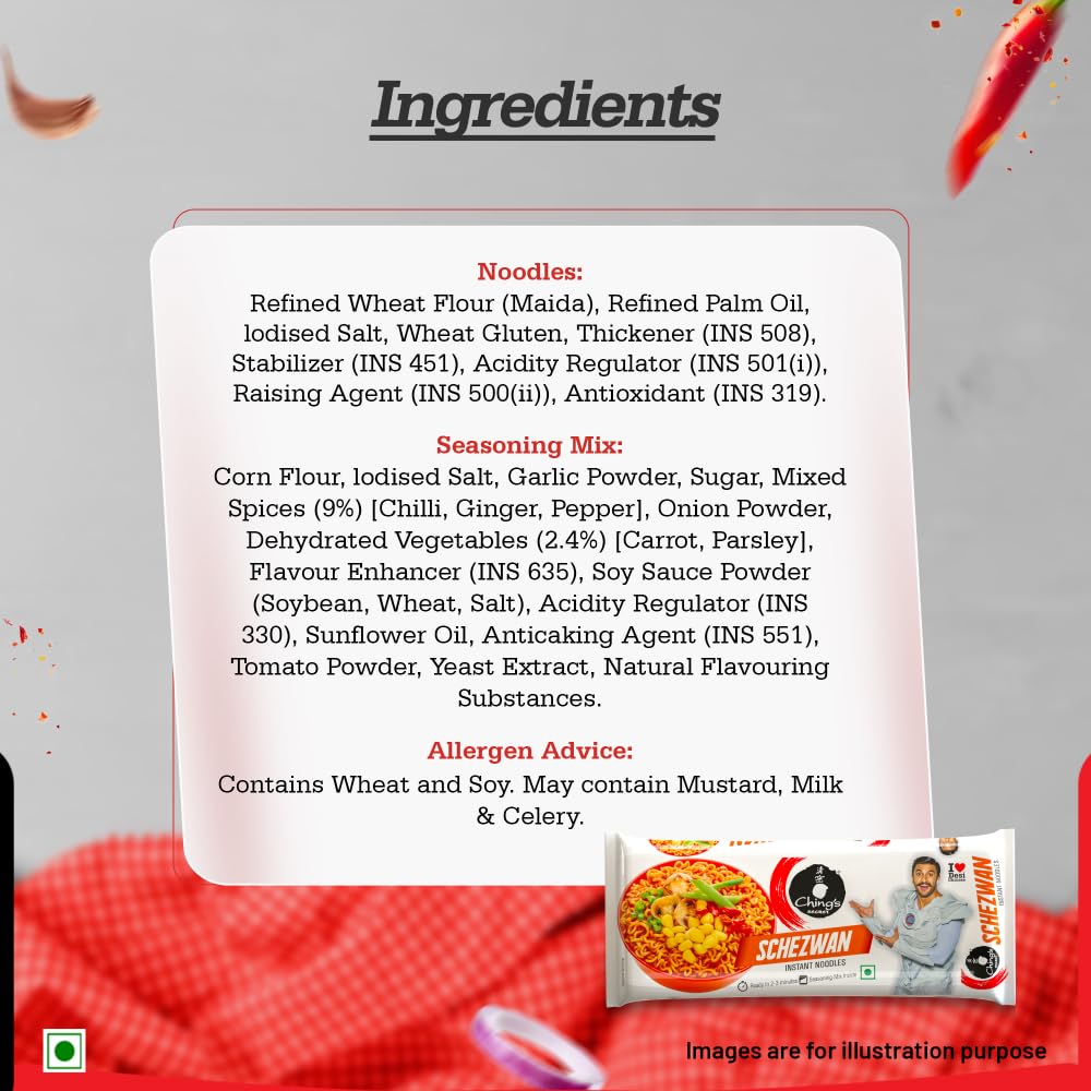 Ching’s Secret Schezwan Instant Noodles,240g
