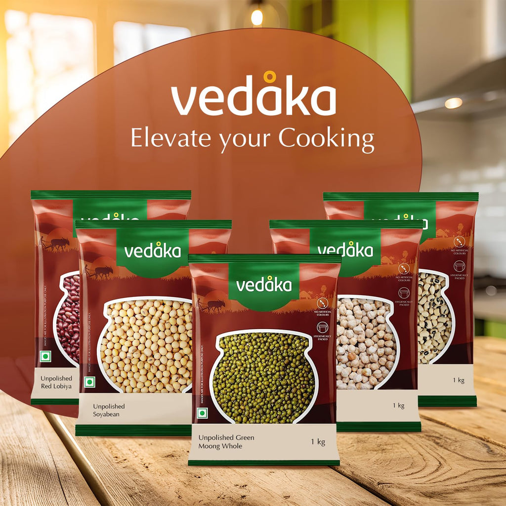 Vedaka Unpolished Green Moong Whole (Sabut) | 1 Kg