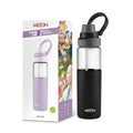 MILTON Navi 800 2-in-1 Lid Sip or Gulp Water Bottle 800 ml | Sturdy Handle I BPA Free| Food-Grade | One-Touch Open | Leak-Proof | Ideal for Office, School, College, Gym, Black