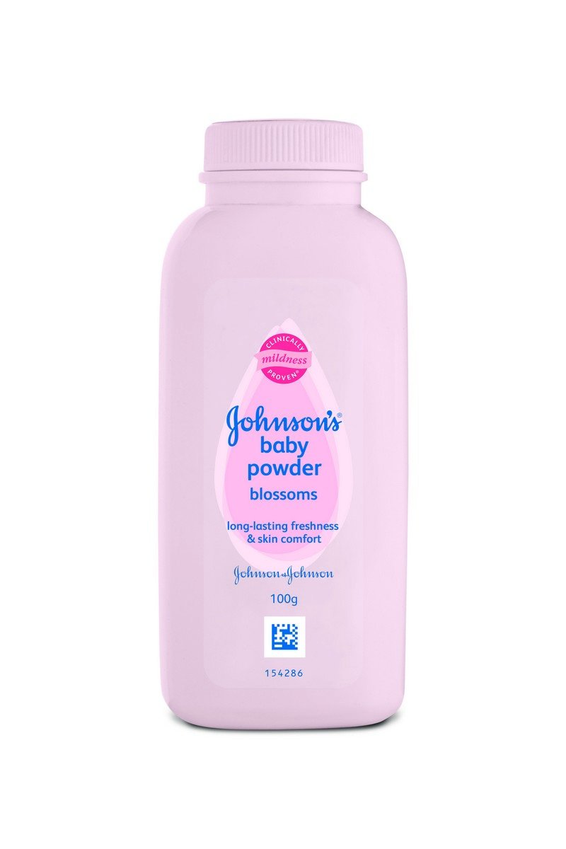 Johnson's Baby Powder Blossoms | With Sodium Citrate, Citric Acid | Pack of 1, 100g