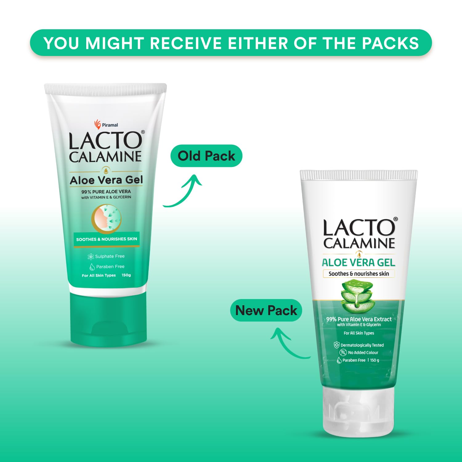 Lacto Calamine Aloe Vera Gel For Face