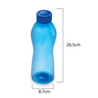 Cello Maxis PET Bottle Set, 1 Litre, Set of 6, Blue