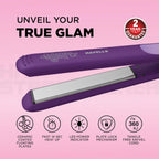 Havells HS4101 Ceramic Plates Fast Heat up Hair Straightener, Straightens & Curls, Suitable for all Hair Types (Purple) Visit the Havells Store