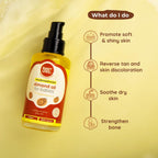ROOT and SOIL Wood-Pressed Sweet Almond Oil for Babies - 100 ML,