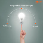 Orient Electric 23W LED Bulb for Home & Office | Cool Day White (6500K) | B22D Base | 180 Degree Beam Angle | 4Kv Surge Protection | Energy Efficient | Pack of 1