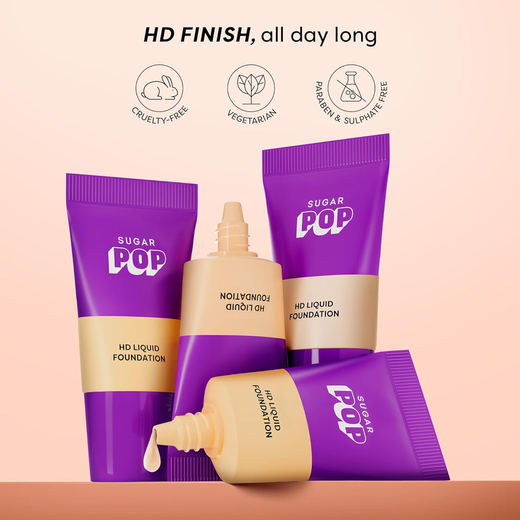 SUGAR POP HD Liquid Foundation Tube with SPF 30 |18ml