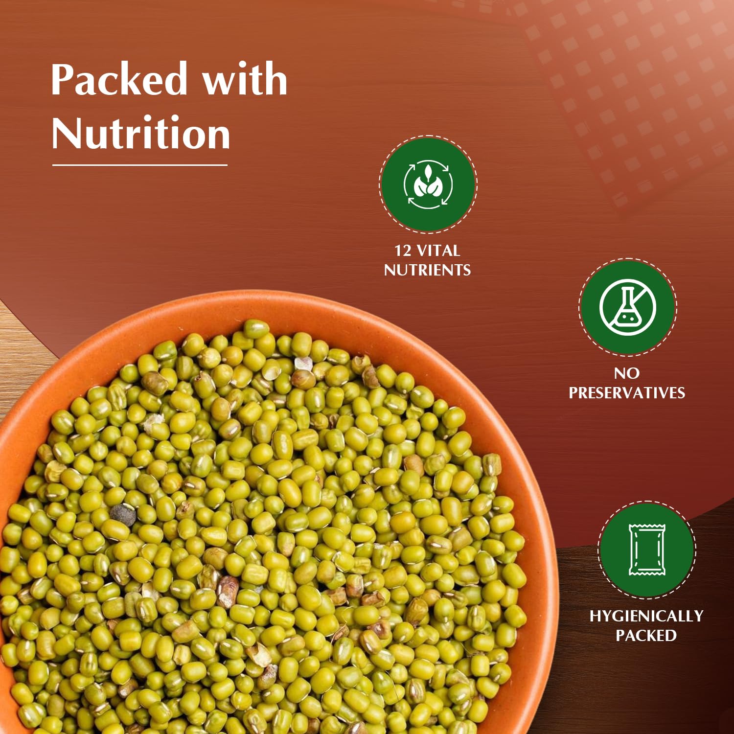 Vedaka Unpolished Green Moong Whole (Sabut) | 1 Kg
