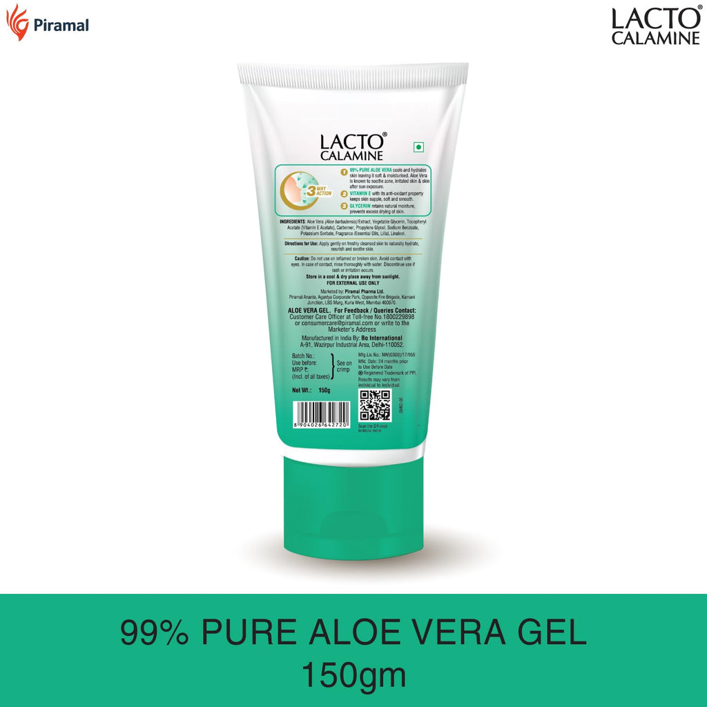 Lacto Calamine Aloe Vera Gel For Face