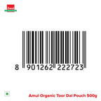 Amul Organic Toor Dal Bag, 500 g