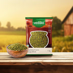 Vedaka Unpolished Green Moong Whole (Sabut) | 1 Kg