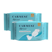 Carmesi Air Feel Sanitary Pads With Dual Airflow Pores - 20 Large Pads