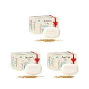 Aveeno Baby Daily Moisture Cleansing Bar 75g (Pack of 6) | With natural Oatmeal, Glycerin and Shea Butter | Co-created with Pediatricians and Dermatologists for newborn sensitive skin | pH balanced, free of soap, parabens sulfates and phthalates