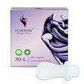 Flawsome L Size Sanitary Pads for Girls and Women | Rash Free Pad | Ultra Soft Pads | 100% Organic Cotton (L, Pack of 30)