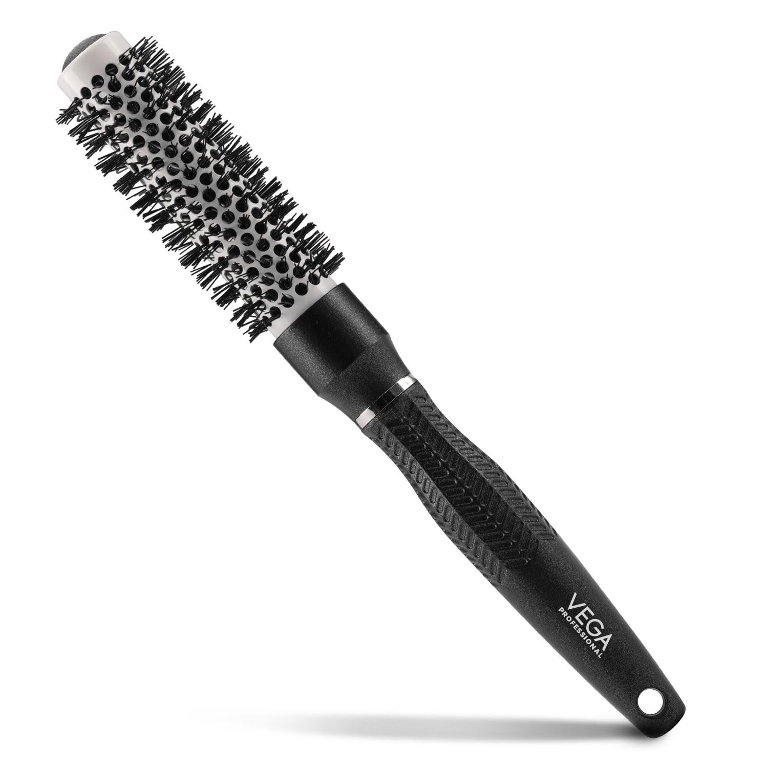 VEGA PROFESSIONAL Ceramix Shine Blow Dry Round Hair Brush 53mm | Hair Styling & Blow Dry Brush for Men & Women | Smooth Ceramic Bristles for Salon & Home Use | Anti-Static Hair Brush (VPPHB-04)