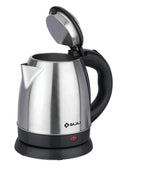 Bajaj KTX 1.2 Litre DLX Electric Kettle | 1350W Kettle With Stainless Steel Body | Cordless Operation | Auto Shut-Off Mechanism | 2-Yr Warranty 【Silver & Black】 Visit the Bajaj Store