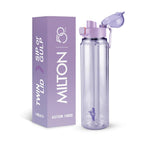 MILTON Aston 1000 BPA & BPS-Free Water Bottle 1 ltr | Food-Grade Plastic | One-Click Open | Leak-Proof | Sip & Gulp Lid I Ideal for Office, School, College, Gym, Purple