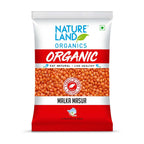 Natureland Organics Malka Masoor Dal/Red Masoor Dal 1 Kg