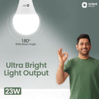 Orient Electric Eternal Shine LED Bulb 23W, B22d Cap, 6500K (Pack of 2)