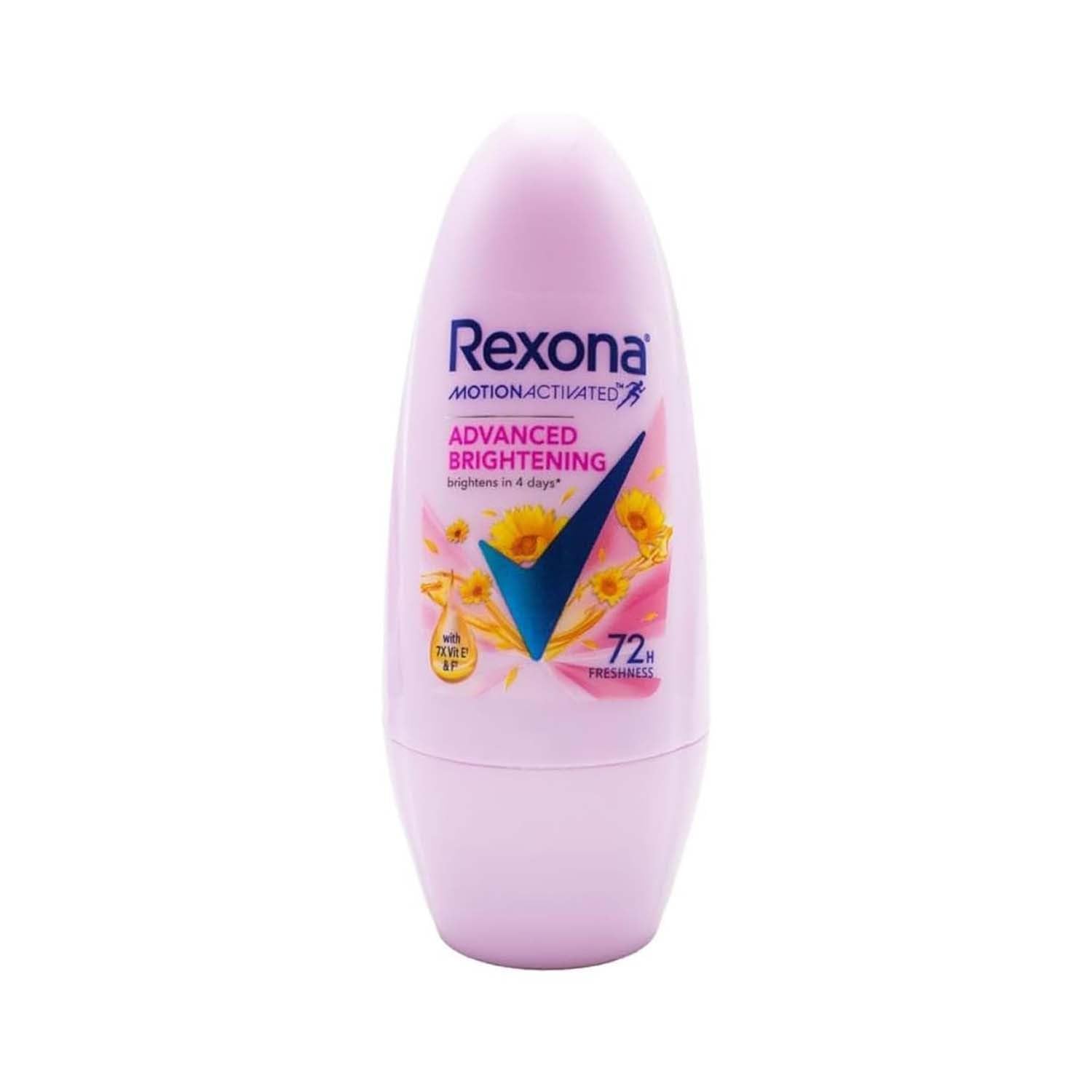Rexona Advanced Brightening Roll On Motion Activated Deodorant for Women