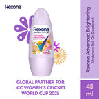 Rexona Advanced Brightening Roll On Motion Activated Deodorant for Women