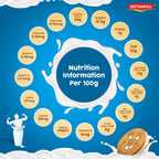Britannia Milk Bikis Milky Sandwich Cream Biscuits 188 gram