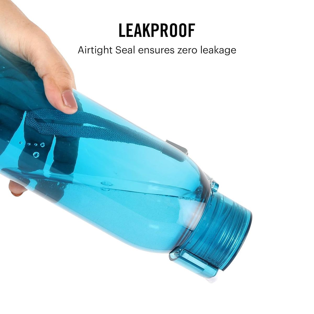 CELLO My Tag PET Water Bottle | 100% food grade | Leak proof and Break proof | Wide Mouth & Leakproof | Break proof & Food Grade Pet Bottle |1000ml...