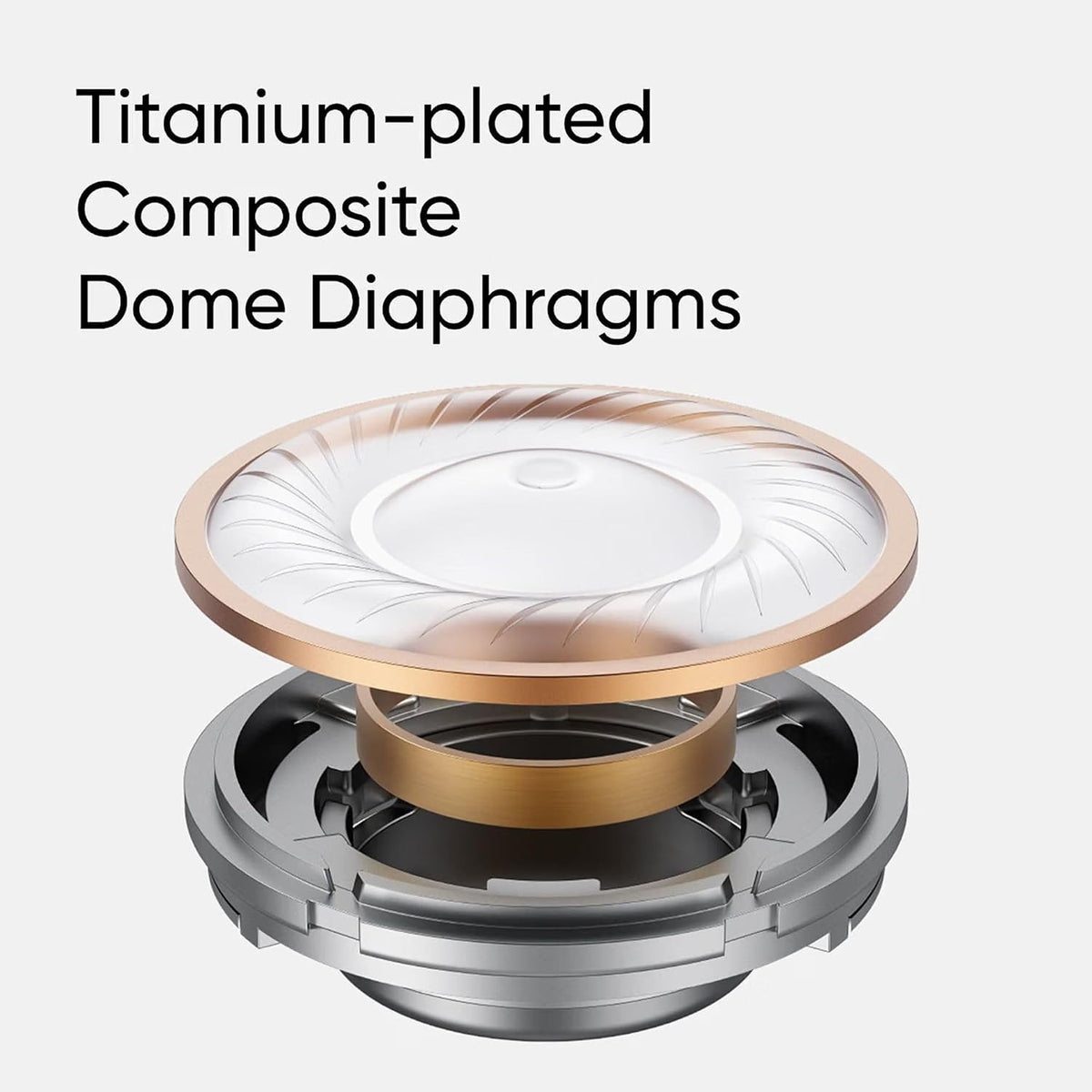 realme Wireless Earbuds with AI ENC Noise Cancellation for Calls, Titanium-Plated Composite Dome Diaphragms, Up to 38 Hours Total Playback, Bluetooth True Wireless Earbuds with Charging Case