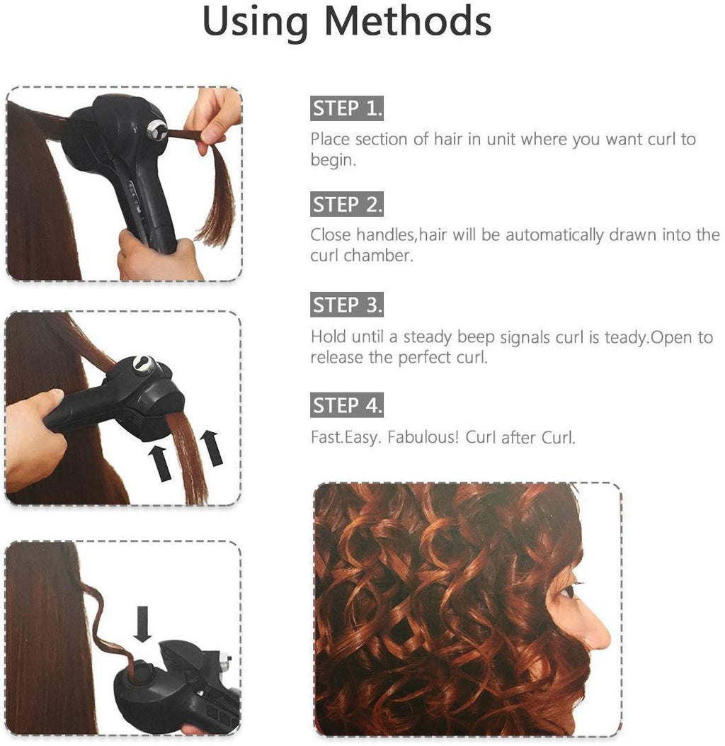 Professional Pro Perfect Ladies Curly Hair Machine Curl Secret Hair Curler Roller with Revolutionary Automatic Curling Technology for Women Girls (Multicolor)
