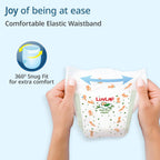 LuvLap Baby Diaper Pants M Size (Medium), with Aloe Vera Lotion for rash protection, Pack of 72 Count, with upto 12Hr protection For babies of 7 to 12Kg