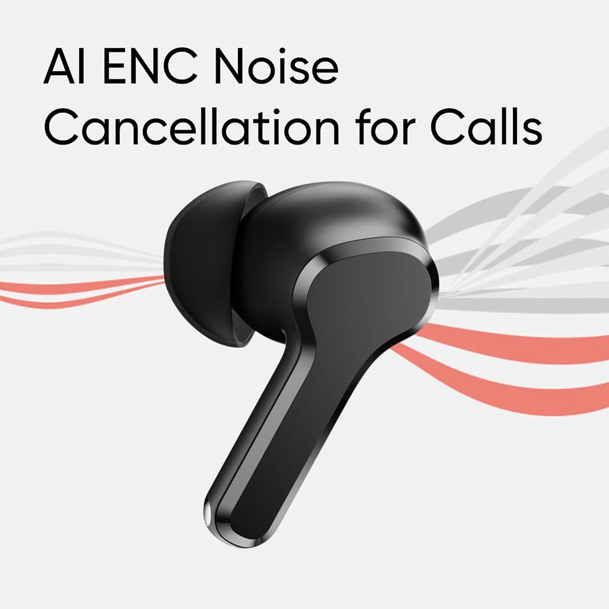 realme Wireless Earbuds with AI ENC Noise Cancellation for Calls, Titanium-Plated Composite Dome Diaphragms, Up to 38 Hours Total Playback, Bluetooth True Wireless Earbuds with Charging Case