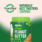 ALPINO Natural Peanut Butter Crunch 1kg (Pack of 2)