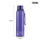 CELLO My Tag PET Water Bottle | 100% food grade | Leak proof and Break proof | Wide Mouth & Leakproof | Break proof & Food Grade Pet Bottle |1000ml...