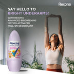 Rexona Advanced Brightening Roll On Motion Activated Deodorant for Women