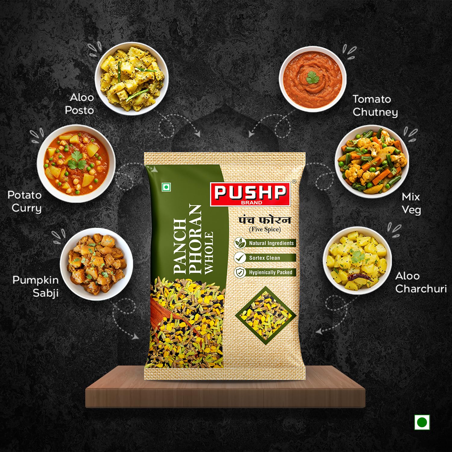 Pushp Panch phoran Whole Spice Blend | 100 gm