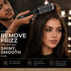 VEGA PROFESSIONAL Ceramix Shine Blow Dry Round Hair Brush 32mm | Hair Styling & Blow Dry Brush for Men & Women | Smooth Ceramic Bristles for Salon & Home Use | Anti-Static Hair Brush (VPPHB-02)