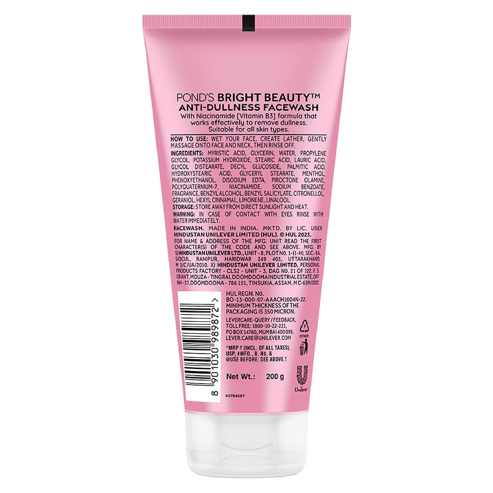 POND'S Bright Beauty Spot Less Fairness Face wash 200g
