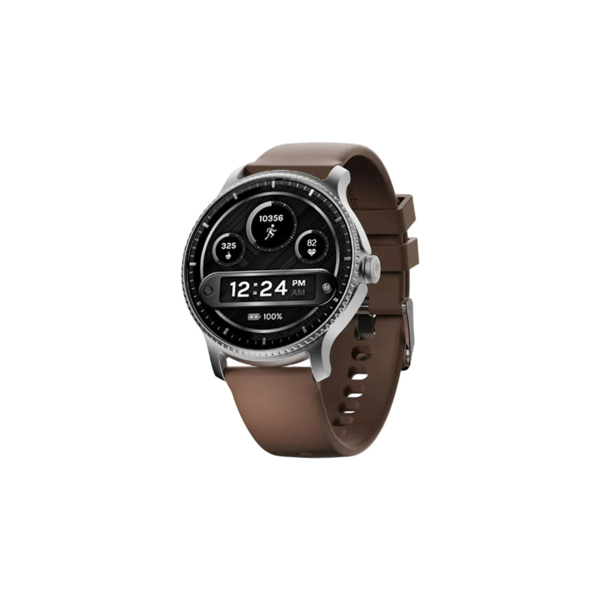 boAt Lunar Discovery – 2026 Edition w/ 1.39" (3.5 cm) HD Display, Bluetooth Calling, Emergency SOS, HR, SpO2 & Sleep Tracking Smart Watch for Men & Women (Brown)