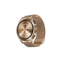 boAt Enigma Gem Women's Luxury Smart Watch w/ 1.19” (3.02cm) AMOLED Display, Emergency SOS Live Location Sharing, Female Wellness, Watch Face Studio, BT Calling, Watch for Woman (Rose Gold)
