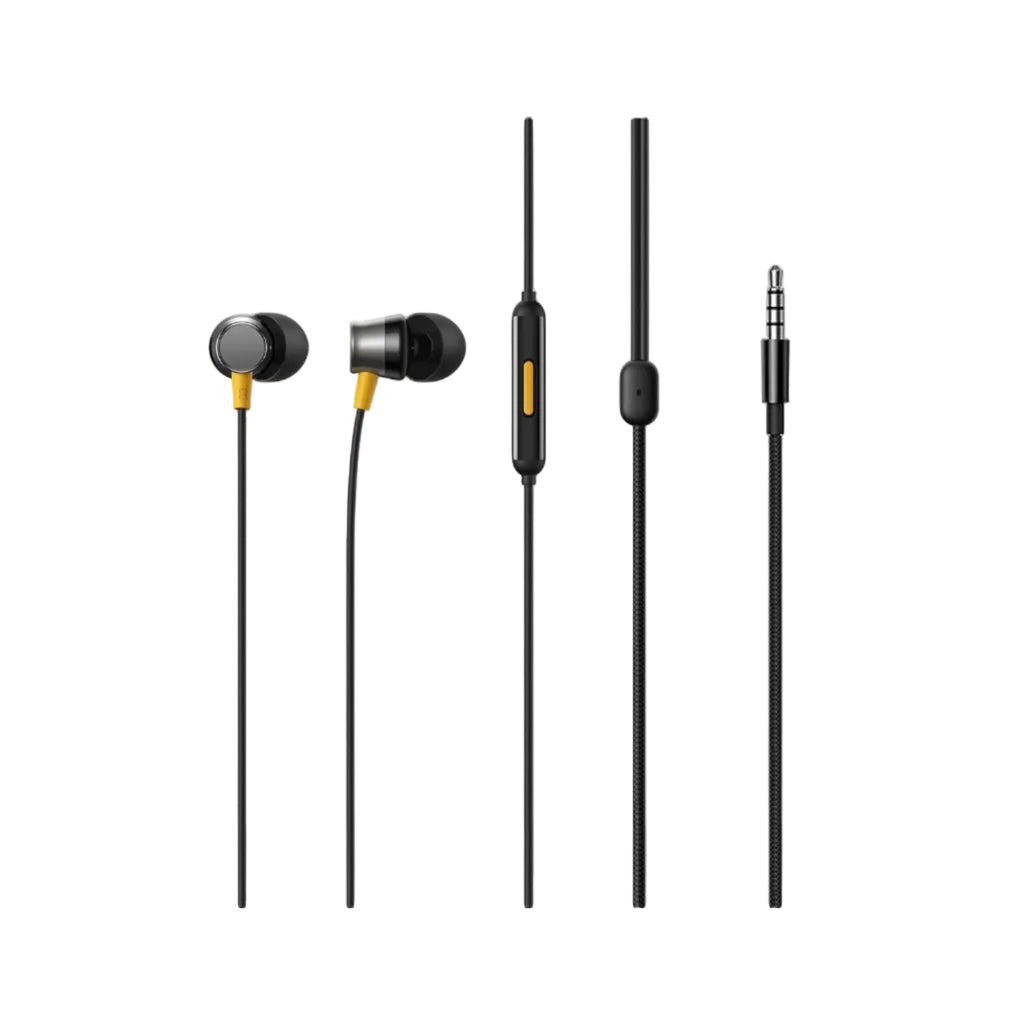 realme Buds 3 (3.5 mm) Wired in Ear Earphones with Mic (Black)