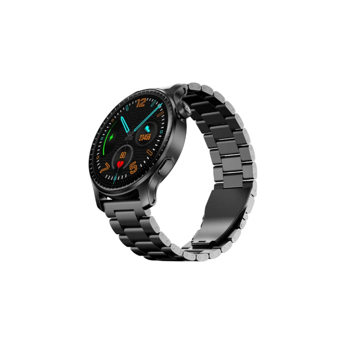 boAt Ultima Prime smartwatch with 1.43” AMOLED Display, AOD, Personalized Fitness Nudges, Functional Crown,100+ Sports Modes, Create Your Own Watchface, smartwatch for man and Woman (Steel Black)