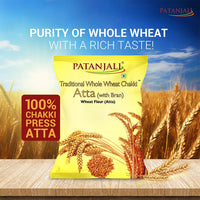 Patanjali Traditional Whole Wheat Chakki Atta 10kg