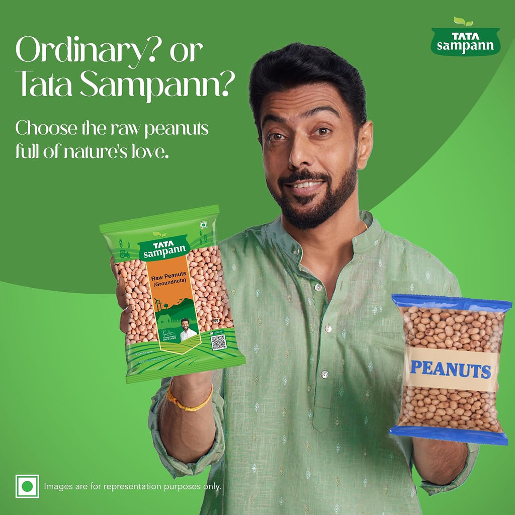 Tata Sampann High Protein Peanuts, 500g