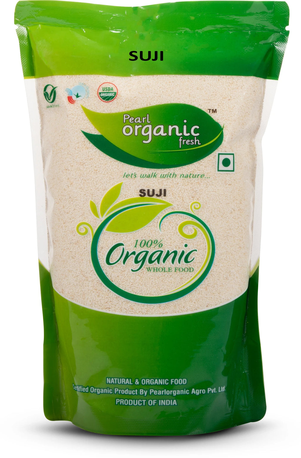Pearl Organic Fresh SUJI (1 kg)
